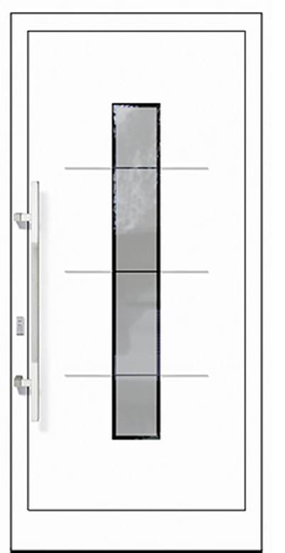 Aluminium-Haustür Modell Barthe Serie Style