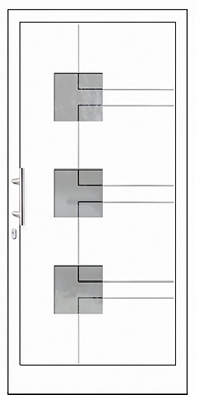 Aluminium-Haustür Modell Gelster Serie Style